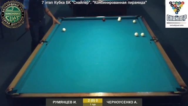 Румянцев - Черноусенко. 7 этап Кубка БК "Снайпер". "Комбинированная пирамида" смотреть онлайн