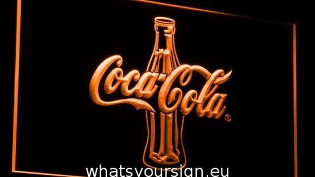 Coca Cola Bottle LED Neon Sign смотреть онлайн