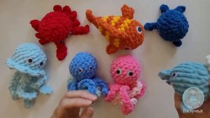 Морские малыши 6в1 Alize Puffy fine. Урок 1.1 - обзор игрушек и материалов