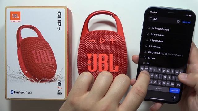 JBL Clip 5: App IPhone