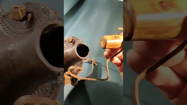 Кожаная фляга для воды и вина . смотреть онлайн