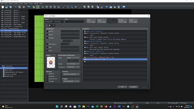 RPG Maker MZ Tutorial: Dialog Options 5 (Time of Day & Flirting!) смотреть онлайн