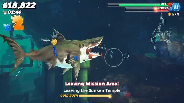 HUNGRY SHARK WORLD-MEGALODON UNLOCKED,Arabian Sea Map