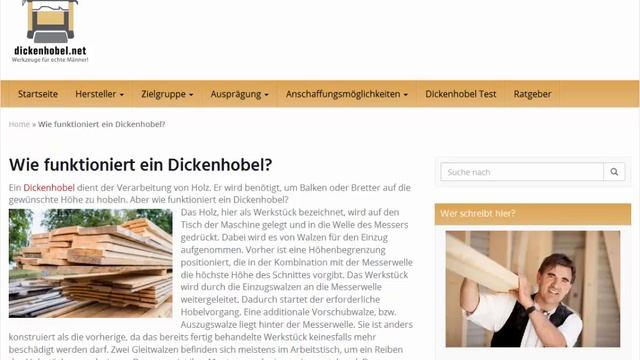 Wie funktioniert ein Dickenhobel? | dickenhobel.net смотреть онлайн