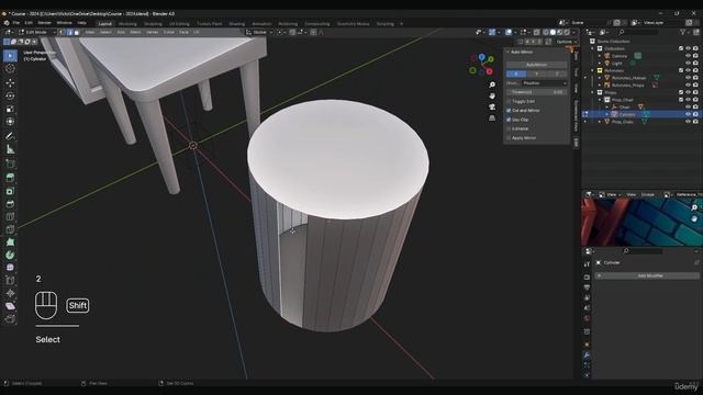 4 - Introduction to Solidfy Modifier and Modeling Barrel [-220068665_456256351] смотреть онлайн