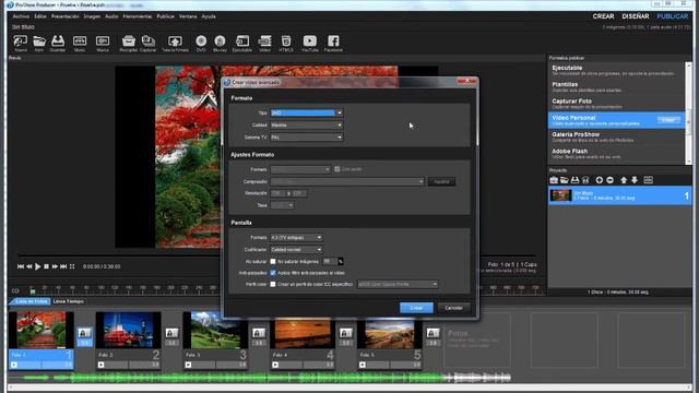 Tutorial Proshow Producer - 21- Creando vídeo смотреть онлайн