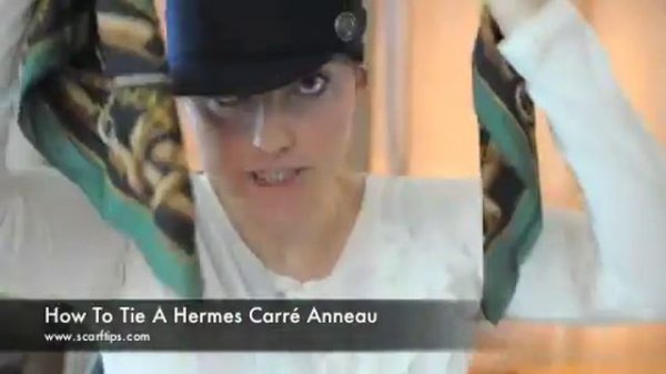 How To Tie A Hermes Carre Anneau - J'aime Mon Carre