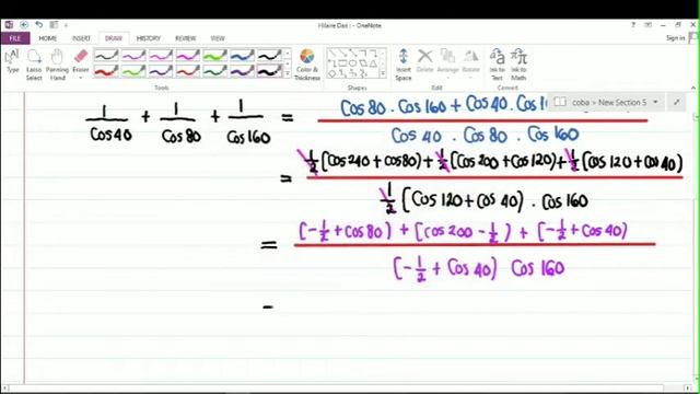 ||Nilai Dari Sec 40 + Sec 80 + Sec 160||Rumus Perkalian Trigonometri||Mudah dipahami!!!|| смотреть онлайн