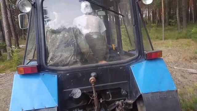 ЕДЕМ В ЛЕС ПО ДРОВА НА ТРАКТОРЕ!!!!!!!!!!!!!! смотреть онлайн