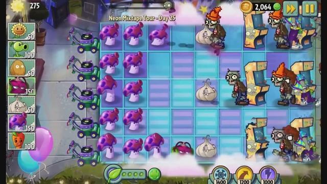Plants Vs Zombies 2 - Neon Mixtape Tour Side B Dev Dairy! New Plants Introduction смотреть онлайн