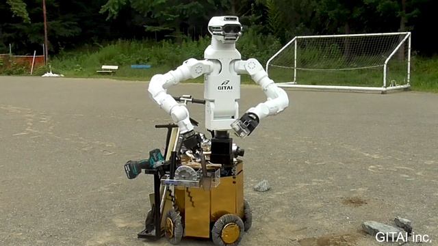 【Full version】Outdoor Experiments of the GITAI's G1 robot（2020.8） смотреть онлайн