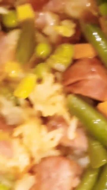 Delicious beef summer sausage and rice in rice cooker. #shorts #food #yummy #trending #dinner смотреть онлайн