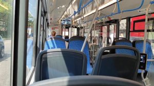 Поездка на электробусе КАМАЗ-6282 2024 № 411510 Маршрут № 317 Москва