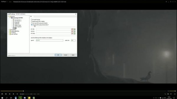 PotPlayer 1.7.17508 (32Bit) + madVR Plugin konfigurieren