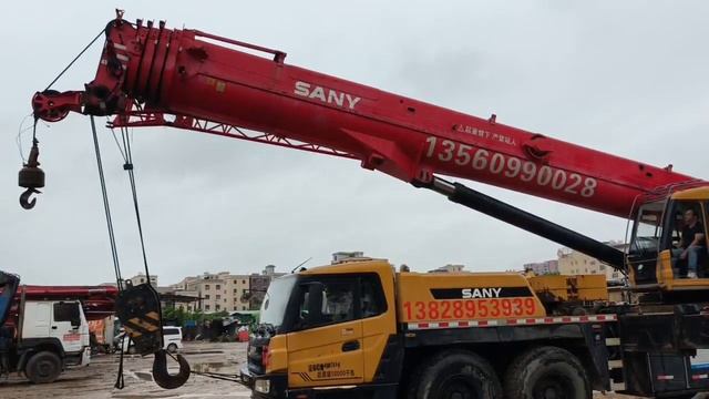 USED SANY CRANED 130 tons for sales смотреть онлайн