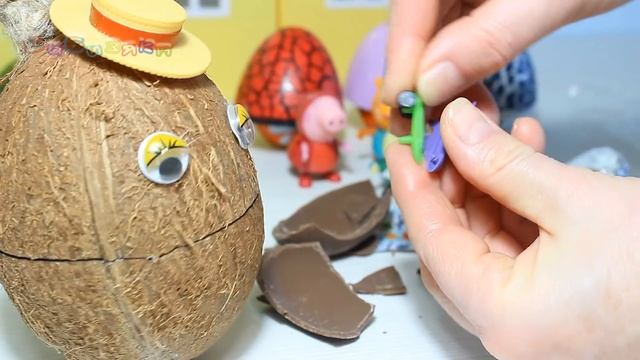 Песенка про Пальчики Игрушки Свинка Пеппа Сюрпризы Играем и поём весёлую песенку смотреть онлайн