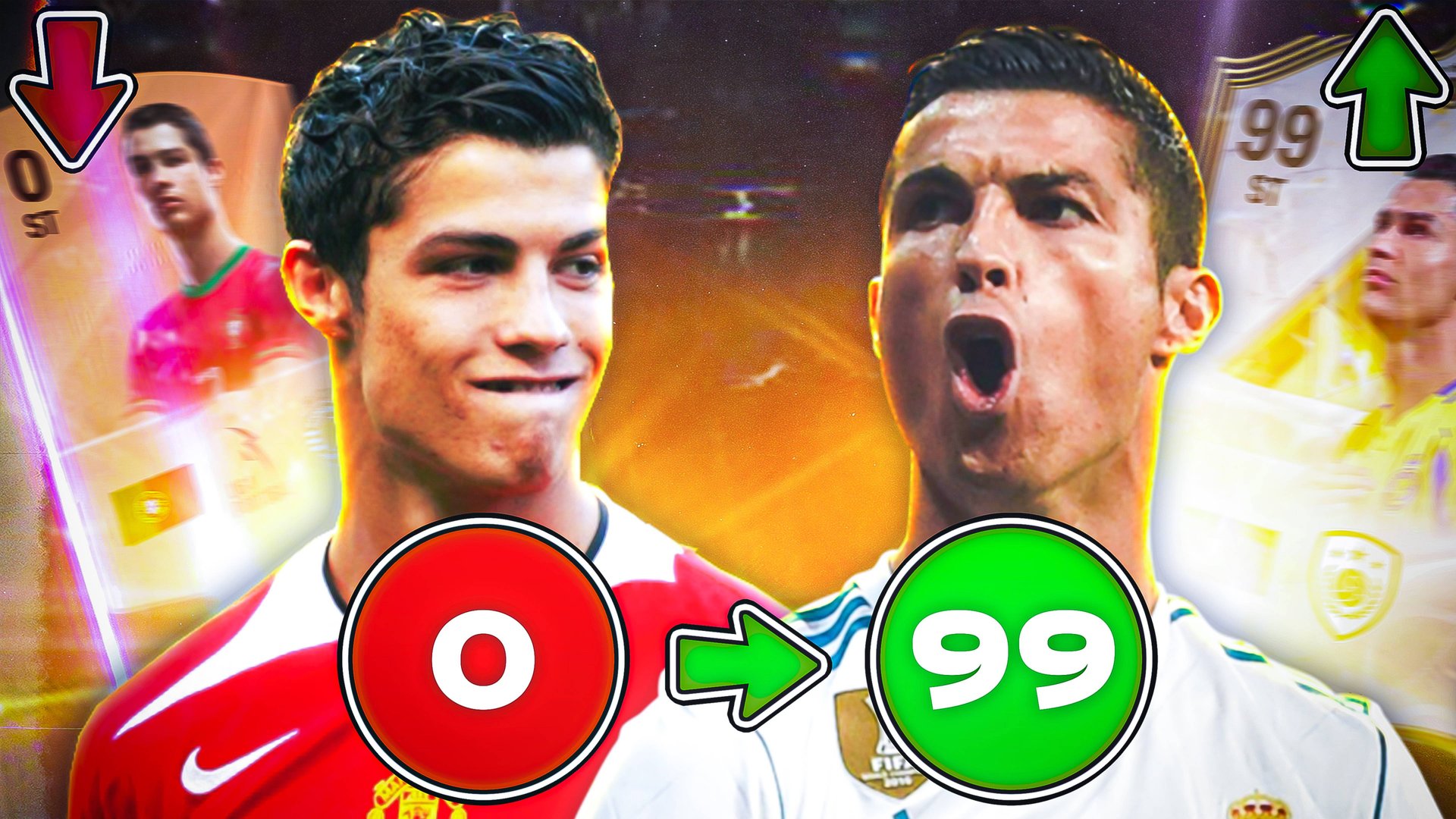 ПЕРЕЗАГРУЗКА КАРЬЕРЫ РОНАЛДО, но каждый гол UPGRADE +1 #eafc25 смотреть онлайн
