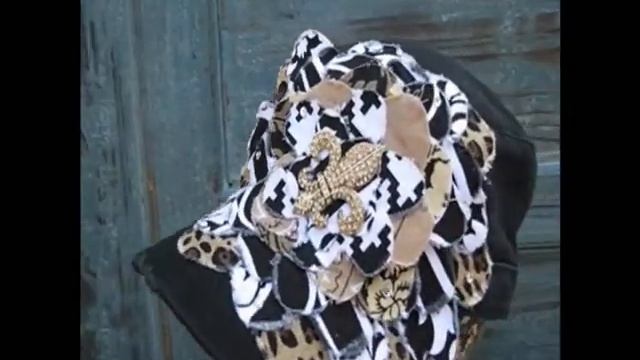 New Orleans Saints Frayed Flower |Black Vintage Distressed Cadet Hat смотреть онлайн