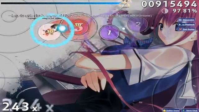 Faylan - Shuumatsu no Fractal（Short Ver.）[Insane] смотреть онлайн