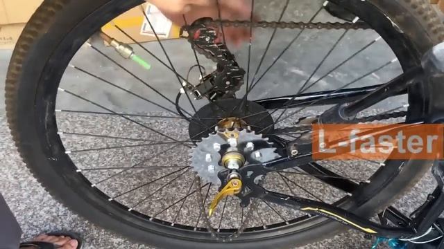 （L-faster) Electric Conversion Kit For Common Bike Left Drive Motor Installation смотреть онлайн
