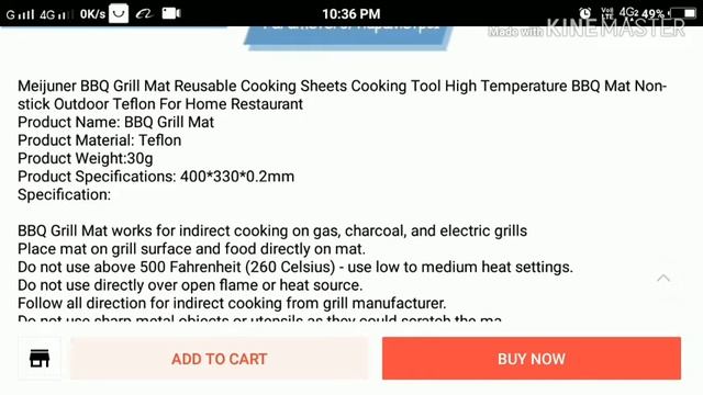 BBQ Grill Mat Non Stick Eco Friendly.Malayalam. Aliexprees#20 смотреть онлайн
