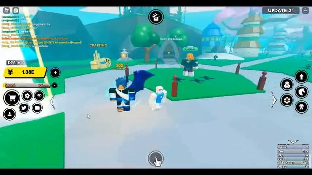 Craftable Shiny Salamander (Dragon) in Anime fighter simulator | Roblox смотреть онлайн