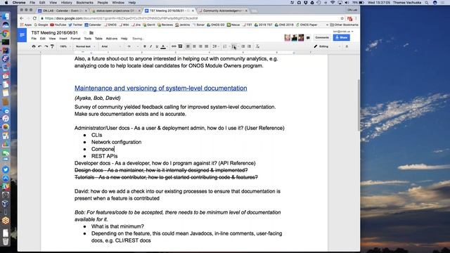 2016-08-31 ONOS Technical Steering Meeting смотреть онлайн