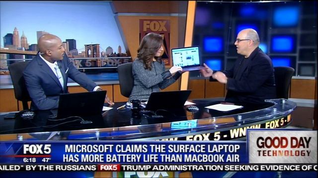 Microsoft Surface Laptop Review | Shelly Palmer on Fox 5 смотреть онлайн