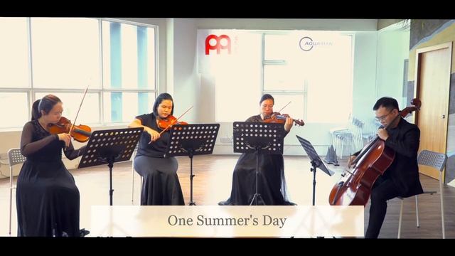 One Summer's Day (あの夏へ, ano natsu e) from Spirited Away - by Sixteen Strings String Quartet смотреть онлайн
