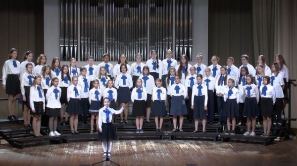 "Репетиция концерта"  Муз. В. Моцарта, сл. К. Алемасовой