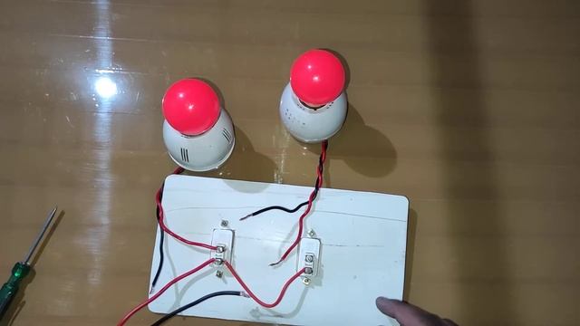 2 Bulb Connection with 2 Switch easy way смотреть онлайн