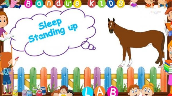 🐎 Farm Animals Part-4| Learn Farm Animals and Animal Sounds | Bandu's KIDS LAB 🐎