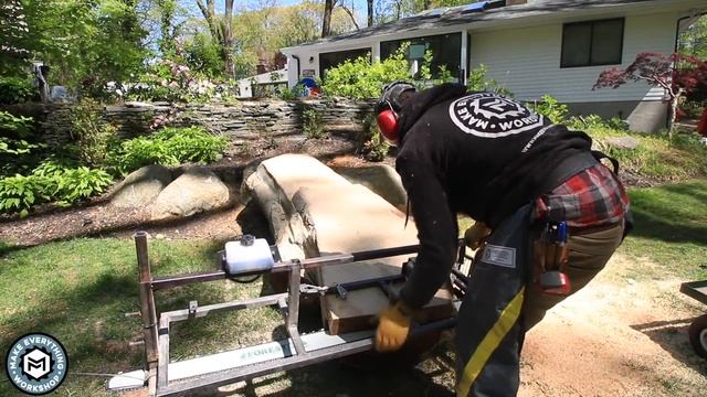 Chainsaw Milling a Big Beech Tree, and Breaking My Chainsaw смотреть онлайн