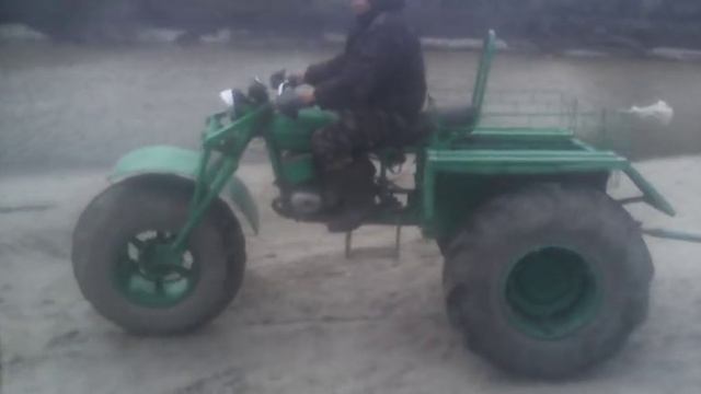 вездеход из мотоцикла урал. трицикл на базе урала. трицикл на ободрышах. урал каракат смотреть онлайн