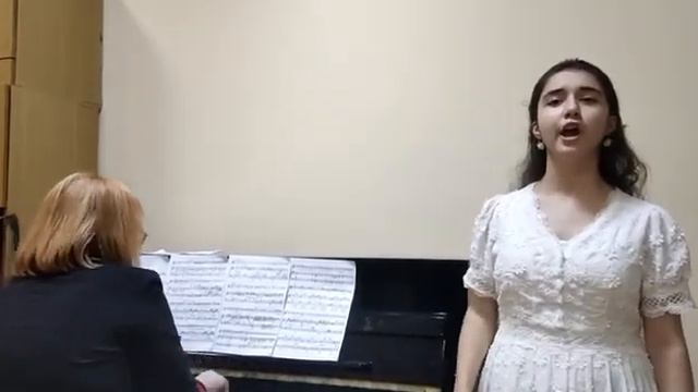 Римский-Корсаков «Редеет облаков летучая гряда». Гаджиева Рашия. смотреть онлайн