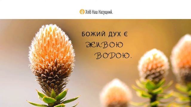 Жива вода | Щоденне християнське читання “Хліб Наш Насущний” | 21 вересеня 2022 смотреть онлайн