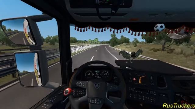 ETS2 v1.37 MP - Рейс Палермо - Болонья, доставка Картонной Тары, покатушки от 23.07.2020, part2 смотреть онлайн