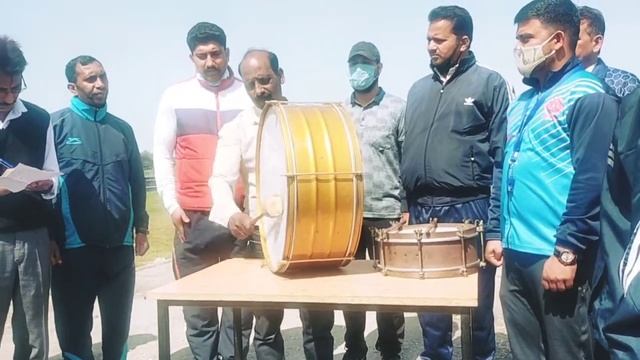 Drum beat practice on National anthem . смотреть онлайн