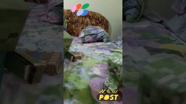 бумажный Майнкрафт мой канал смотреть онлайн