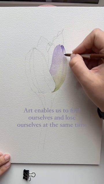 Art enables us to find ourselves and lose ourselves at the same time # #drawingshorts #botanicalart смотреть онлайн