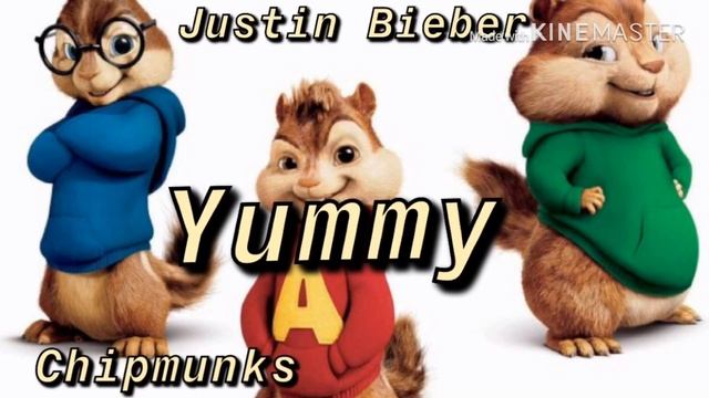 Justin Bieber - Yummy (chipmunks version) смотреть онлайн