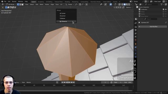 Stylized Low Poly Wooden Cabin (Blender Tutorial) смотреть онлайн
