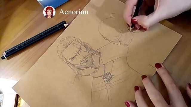 Geralt, Yennefer and Triss from THE WITCHER - speed drawing смотреть онлайн