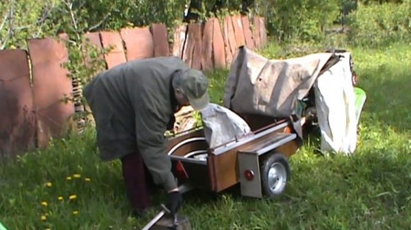 Самодельное прицепное для Мотоблока. ч.2.