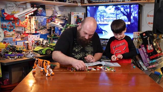 LEGO® Creator 3in1 Majestic Tiger Time Lapse смотреть онлайн