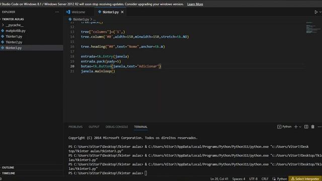 Tkinter 10 Ingxenye 2: Indlela Yokwakha i-Treeview ku-Python смотреть онлайн