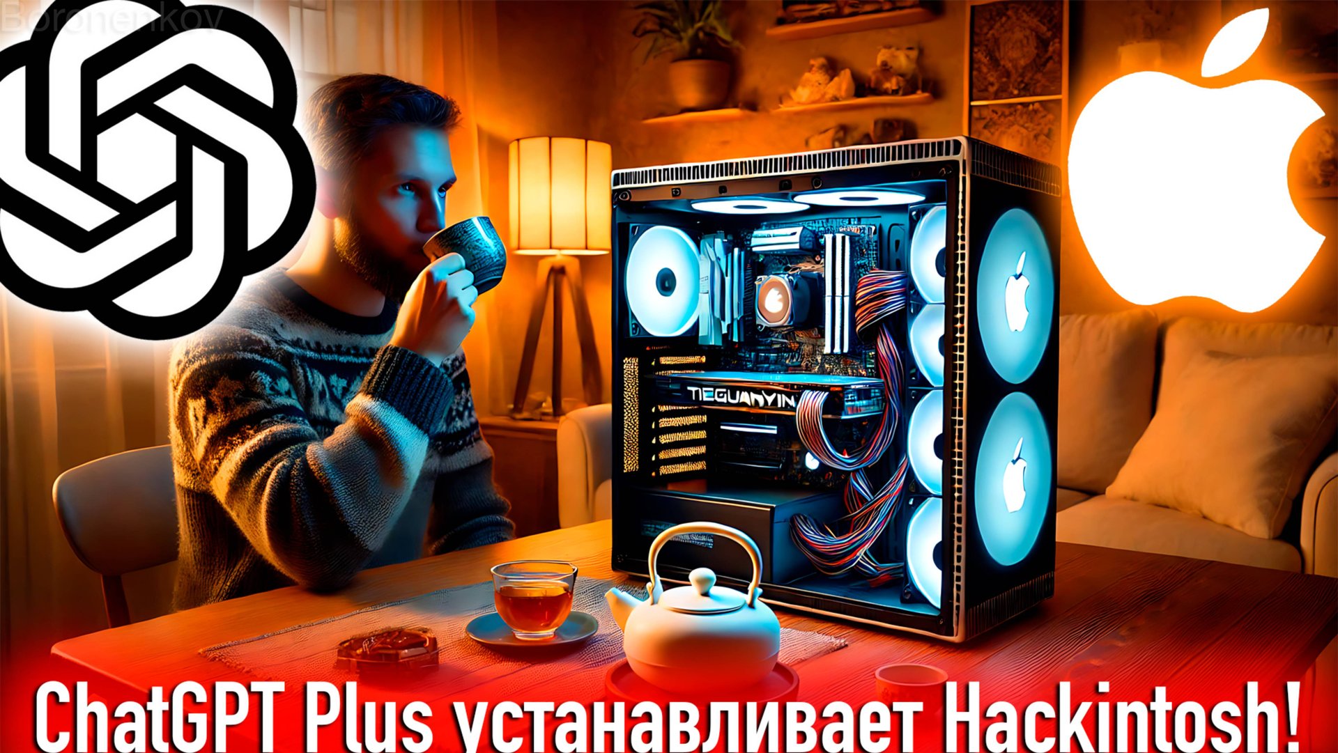 CHATGPT PLUS O1 УСТАНАВЛИВАЕТ HACKINTOSH! AI-HACKINTOSH В 2025! — ALEXEY BORONENKOV | 4K смотреть онлайн