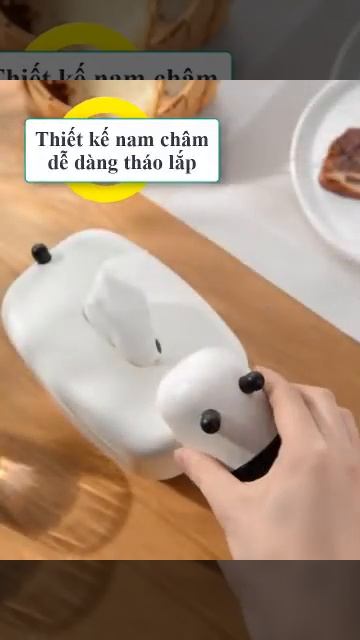 Hộp đựng giấy ăn hình bò sữa смотреть онлайн