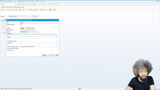 SAP ABAP Eğitimi 81 - İşlem Kodu, Transaction Code, TCODE смотреть онлайн