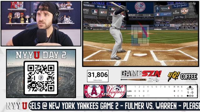 GameSZN Live: Los Angeles Angels @ New York Yankees - Game 2 смотреть онлайн